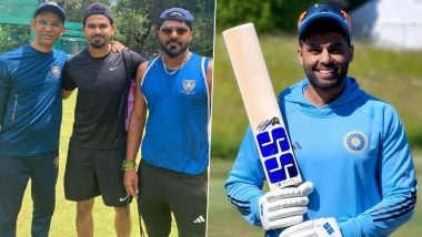 'Bhaag Sher Aaya Sher' Suryakumar Yadav Jokingly Welcomes Shreyas Iyer After Latter Shares Post Thanking Physios Ahead of Comeback in Asia Cup 2023 (View Tweet)