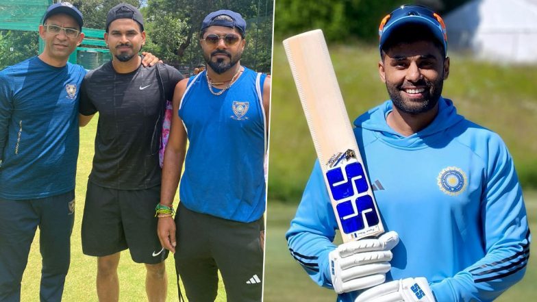 'Bhaag Sher Aaya Sher' Suryakumar Yadav Jokingly Welcomes Shreyas Iyer After Latter Shares Post Thanking Physios Ahead of Comeback in Asia Cup 2023 (View Tweet)