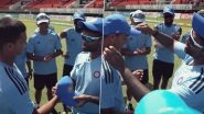 &lsquo;Be Yourself, Be Fearless&rsquo; Suryakumar Yadav Shares Message for Yashasvi Jaiswal While Handing Him His Debut T20I Cap Prior to IND vs WI 3rd T20I 2023 (Watch Video)