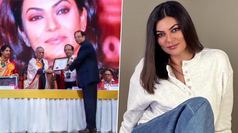 Sushmita Sen Conferred With Honorary DLitt by Techno India University, Taali Actress Shares Video and Expresses Gratitude on Instagram