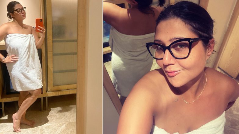 Swastika Mukherjee Shares Mirror Selfie in White Towel On Insta! (View Post)