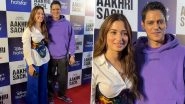 Vijay Varma and Girlfriend Tamannaah Bhatia Can&rsquo;t Stop Blushing As They Pose Together for Paparazzi at the Screening of Aakhri Sach (Watch Video)