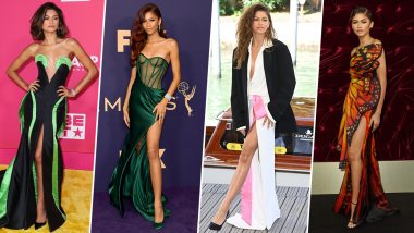 Zendaya Loves Flaunting Her Toned Legs in Thigh-High Slit Dresses; 7 Pictures that Prove It