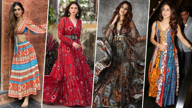 From Kriti Sanon to Mouni Roy, B-Town Ladies And Their Love for Boho Outfits!