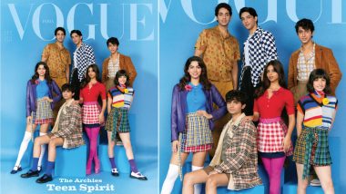 The Archies Stars Suhana Khan, Khushi Kapoor, Agastya Nanda and Others Exude Vintage Vibes for Mag Photoshoot (View Pic)