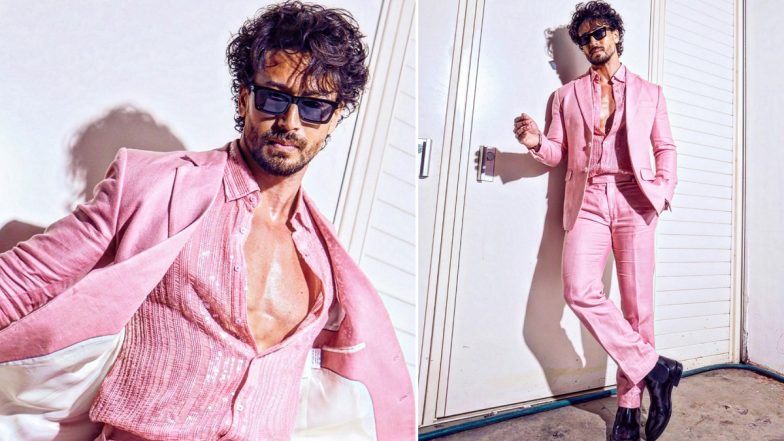 Tiger Shroff Joins the 'Barbie' Party As He Slays in Pink Suit Paired With Shimmery Shirt (View Pics)