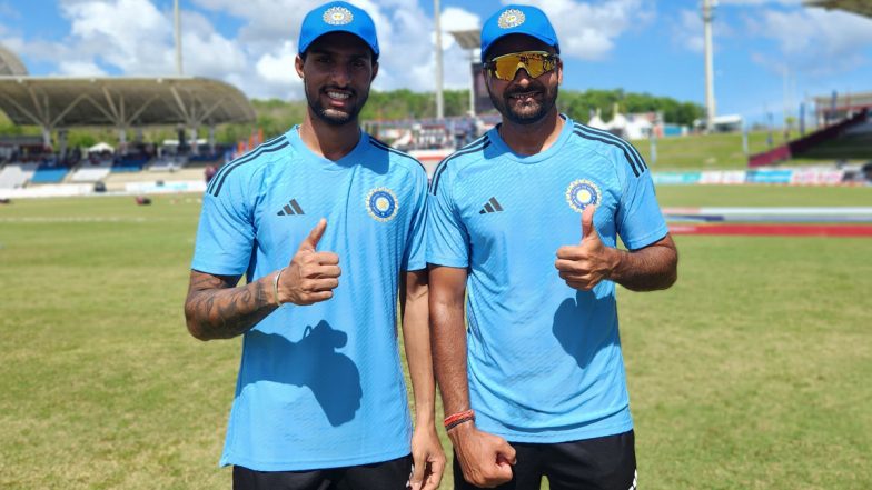 Tilak Varma, Mukesh Kumar Make Debuts in IND vs WI 1st T20I 2023