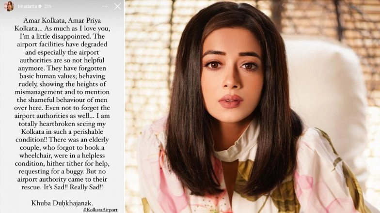 Tina Datta Blasts Kolkata Airport Authorities' Inhumane Behaviour, Says 'Khuba Duḥkhajanak'