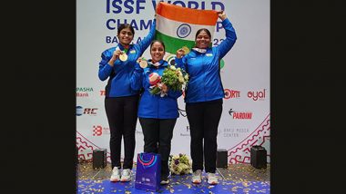 India Achieve Best-Ever Campaign at Shooting World Championships With Six Gold Medals, 14 Overall; Finish Second in Medal Standings