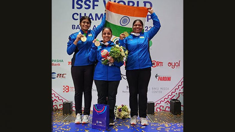 India Achieve Best-Ever Campaign at Shooting World Championships With Six Gold Medals, 14 Overall; Finish Second in Medal Standings