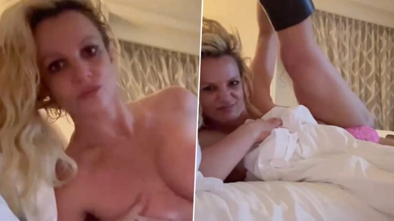 Britney Spears Shares Video Posing Topless in Bed Amid Divorce From Sam Asghari – WATCH