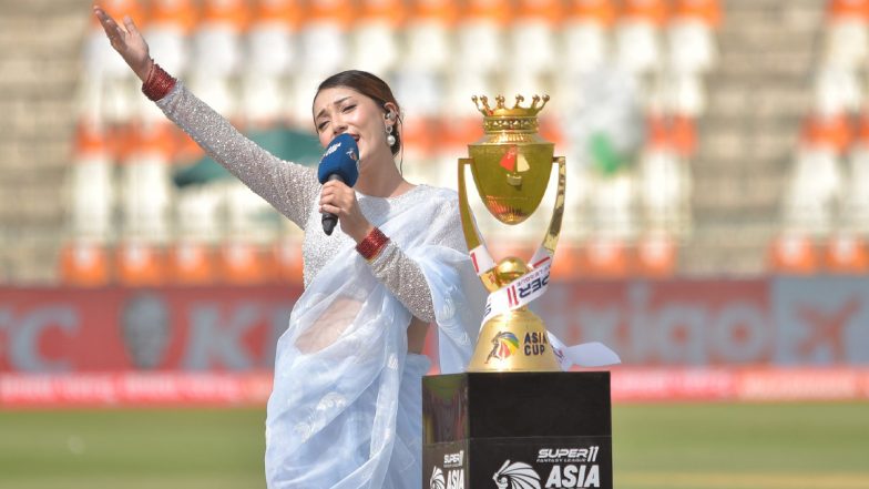 Trishala Gurung Performs Nepalese National Song at Asia Cup 2023 Curtain-Raiser, Video Goes Viral