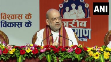 Amit Shah Releases ‘Report Card’ of Madhya Pradesh BJP Government, Says 'It Removed BIMARU Category Tag From State' (Watch Video)