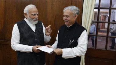 Haryana Communal Violence: Union Minister and Gurugram MP Rao Inderjit Singh Meets PM Narendra Modi