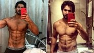 Varun Dhawan Goes Shirtless, Actor Flaunts His Rock-Hard Pecs and Six-Pack Abs on Insta! (View Pics)