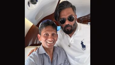 'Prayed for KL to Smash it All Corners, Silence Critics Like Me' Venkatesh Prasad Visits Swami Narayan Temple in New Jersey With 'Anna' Suniel Shetty, Shares Picture With Bollywood Star