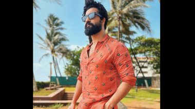 Vicky Kaushal Looks Smoking Hot in Short Orange Kurta and Black Pants (View Pics)