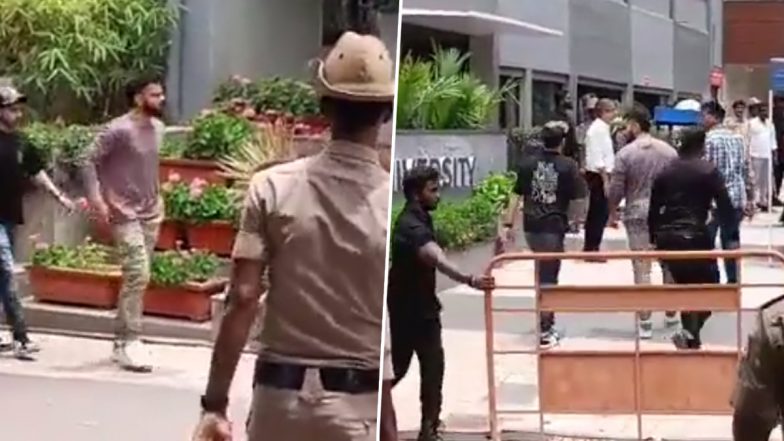 Virat Kohli Visits Local College in Bengaluru, Interacts With Fans Amid Asia Cup 2023 Camp in Garden City (Watch Video)