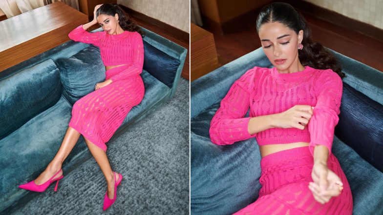 Ananya Panday Oozes Barbiecore Vibes in a Classy Pink Co-Ord Set (View ...