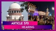 Supreme Court Asks For Timeframe To Restore Statehood To Jammu And Kashmir, Centre Says 'Positive Statement' On August 31
