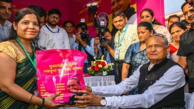 Rajasthan CM Ashok Gehlot Launches Annapurna Food Packet Scheme on 77th Independence Day, Says These Are Not 'Revdi'