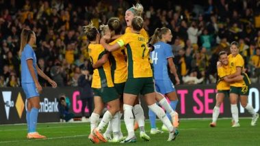 How to Watch Australia vs Denmark, FIFA Women’s World Cup 2023 Live Streaming Online in India? Get Free Live Telecast of AUS vs DEN Round of 16 Football WC Match Score Updates on TV