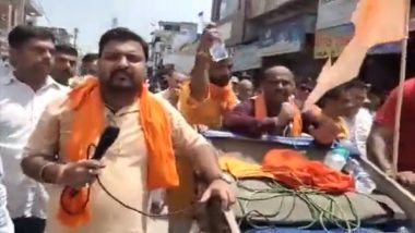 Haryana Communal Tension: Video Shows Hindu Outfits Asking for Boycott of Muslim Employees and Vendors in Gurugram