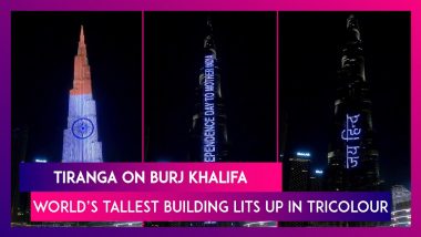 Tiranga On Burj Khalifa: World’s Tallest Building Lits Up In Tricolour On India’s 77th Independence Day