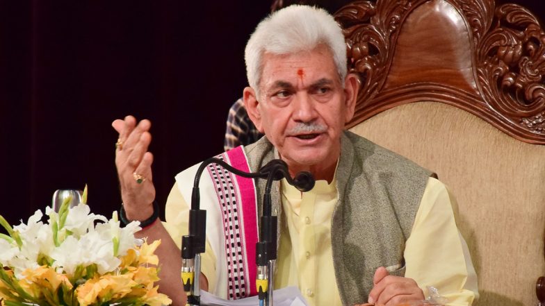 Jammu and Kashmir: Entire Terror Ecosystem Will Soon Crumble in Union Territory, Says LG Manoj Sinha