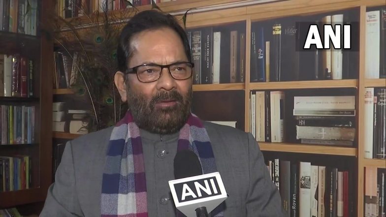 BJP Leader Mukhtar Abbas Naqvi Says UPA Becoming ‘NPA or Non-Performing Asset’