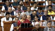 Parliament Winter Session 2023: Union Minister Nirmala Sitharaman Slams Opposition on NPAs Issue, Says ‘India’s Economy World’s Fastest Growing’