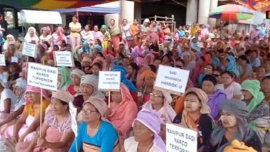 Manipur Violence: Thousands of Women Stage Protests in Five Districts Over Gangrape of 37-Year-Old Woman, Demand CBI Probe