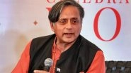 Mizoram Will Be First State To Bring Congress Back To Power in Northeast India, Says Shashi Tharoor