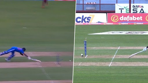 Bulls Eye! Kyle Mayers Nails A Stunning Direct Hit to Dismiss Suryakumar Yadav During IND vs WI 2nd T20I 2023 (Watch Video)