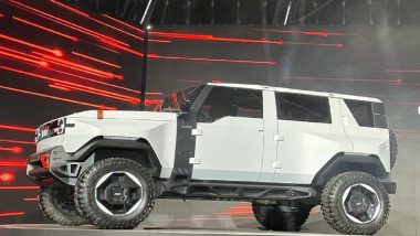 Thar.e Unveiled Video: Mahindra Unveils 'Vision Thar.e', All-New Electric Avatar of Iconic Thar SUV