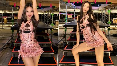BLACKPINK's Lisa Mesmerises in Mini Lace-Up Dress with Playful Ruffles (View Pics)
