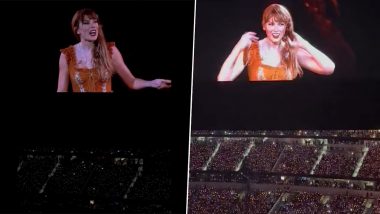 Taylor Swift Receives 8 Minutes of Standing Ovation from Crowd During Eras Tour Concert (Watch Video)