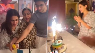 Sara Ali Khan Birthday: Actress Celebrated Her Special Day with Mom Amrita Singh, Brother Ibrahim (View Pics)