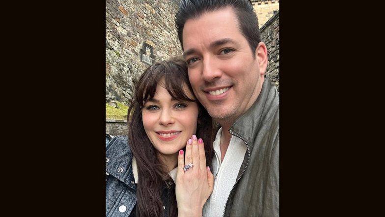 Zooey Deschanel Engaged To Property Brothers Star Jonathan Scott (View Pic)