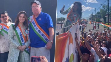 Independence Day 2023: Tamannaah Bhatia Leads New Jersey India Day Parade as Grand Marshal (Watch Video)