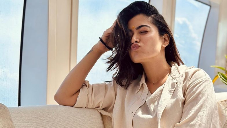 Rashmika Mandanna Nails a Comfy Look and Playful Pout in Latest Snapshot (View Pic)