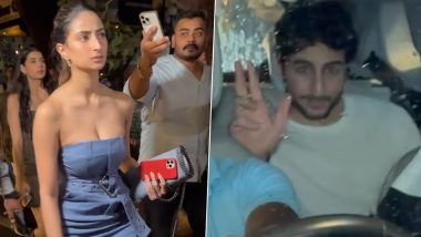 Palak Tiwari and Ibrahim Ali Khan Arrive in Style for Party Amidst Relationship Rumors (Watch Video)