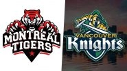 Global T20 Canada 2023: Montreal Tigers Beat Vancouver Knights by 1 Wicket, to Face Surrey Jaguars in Final