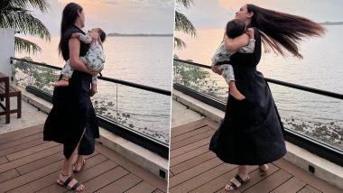 Dia Mirza Shares Precious Sunset-Chasing Moments with Son Avyaan in Adorable Snaps (View Pics)