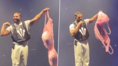 Drake Receives Bra Almost as Big as Him From His Dad During Performance (Watch Video)