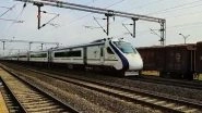 Vande Bharat Express Stone Pelting Case: Man Throws Stones at Bhopal-New Delhi Semi High-Speed Train in Madhya Pradesh's Morena, Arrested