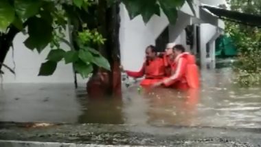 Nagpur Rains: Amid Heavy Waterlogging, Maharashtra Government Asks People To Move to Higher Grounds; Rescue Operation On (Watch Video)