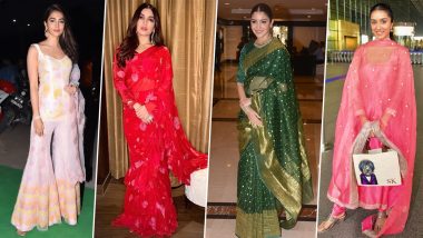 Hartalika Teej 2023: From Bhumi Pednekar's Saree to Shraddha Kapoor's Traditional Suits, Outfits That You Can Wear On This Day