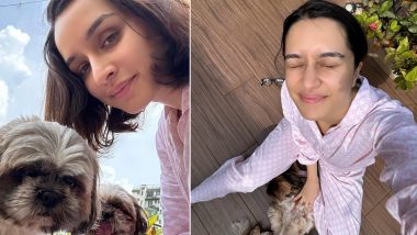 Shraddha Kapoor Chills With Her Furry Friends, Shares Adorable Pics on Insta!