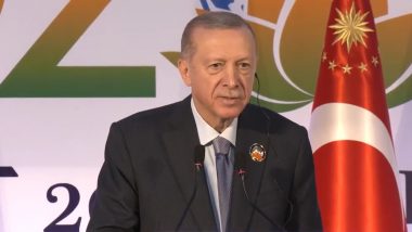 G20 Summit 2023: ‘India Being There on the UN Security Council, We Would Be Proud’, Says Turkey President Recep Tayyip Erdogan (Watch Video)